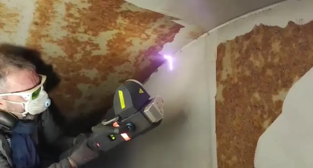 Nettoyage laser près de Saint-Quentin